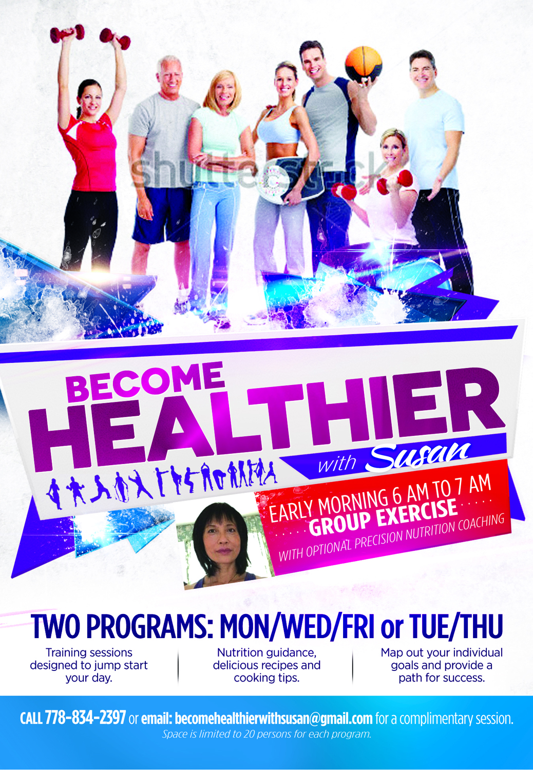 Design de Flyer par Brian Ellis pour Become Healthier With Susan Ltd | Design #9751553