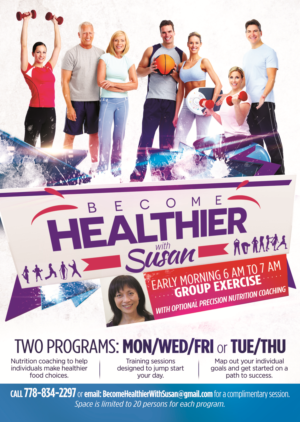 Flyer Design by Brian Ellis for Become Healthier With Susan Ltd | Design: #9772736