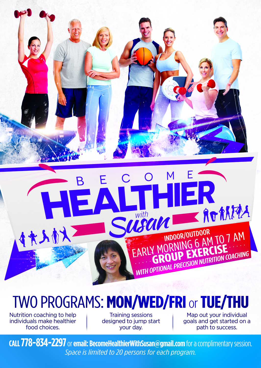 Flyer Design by Brian Ellis for Become Healthier With Susan Ltd | Design: #9782215