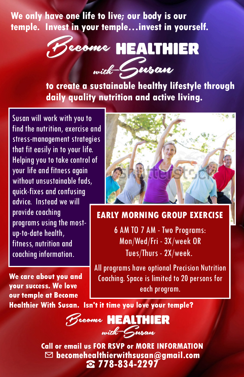 Design de Flyer par citygirl17 pour Become Healthier With Susan Ltd | Design #9769776