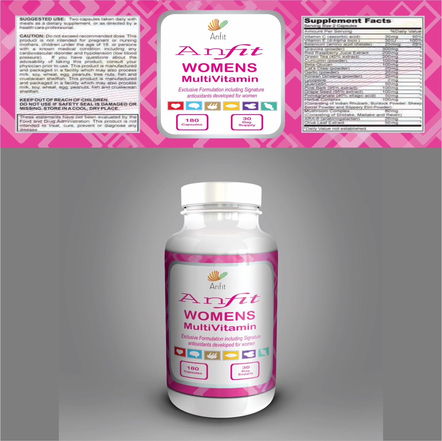 Packaging Design by DG for A&Z Pharmaceutical, Inc. | Design #9813493