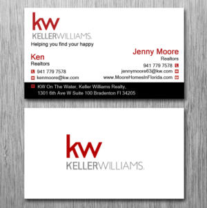 Business Card Design by Lanka Ama for MooreHomesTeam | Design: #9698694