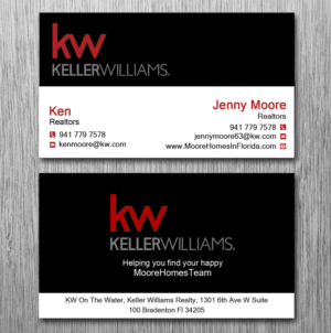 Business Card Design by Lanka Ama for MooreHomesTeam | Design: #9698696