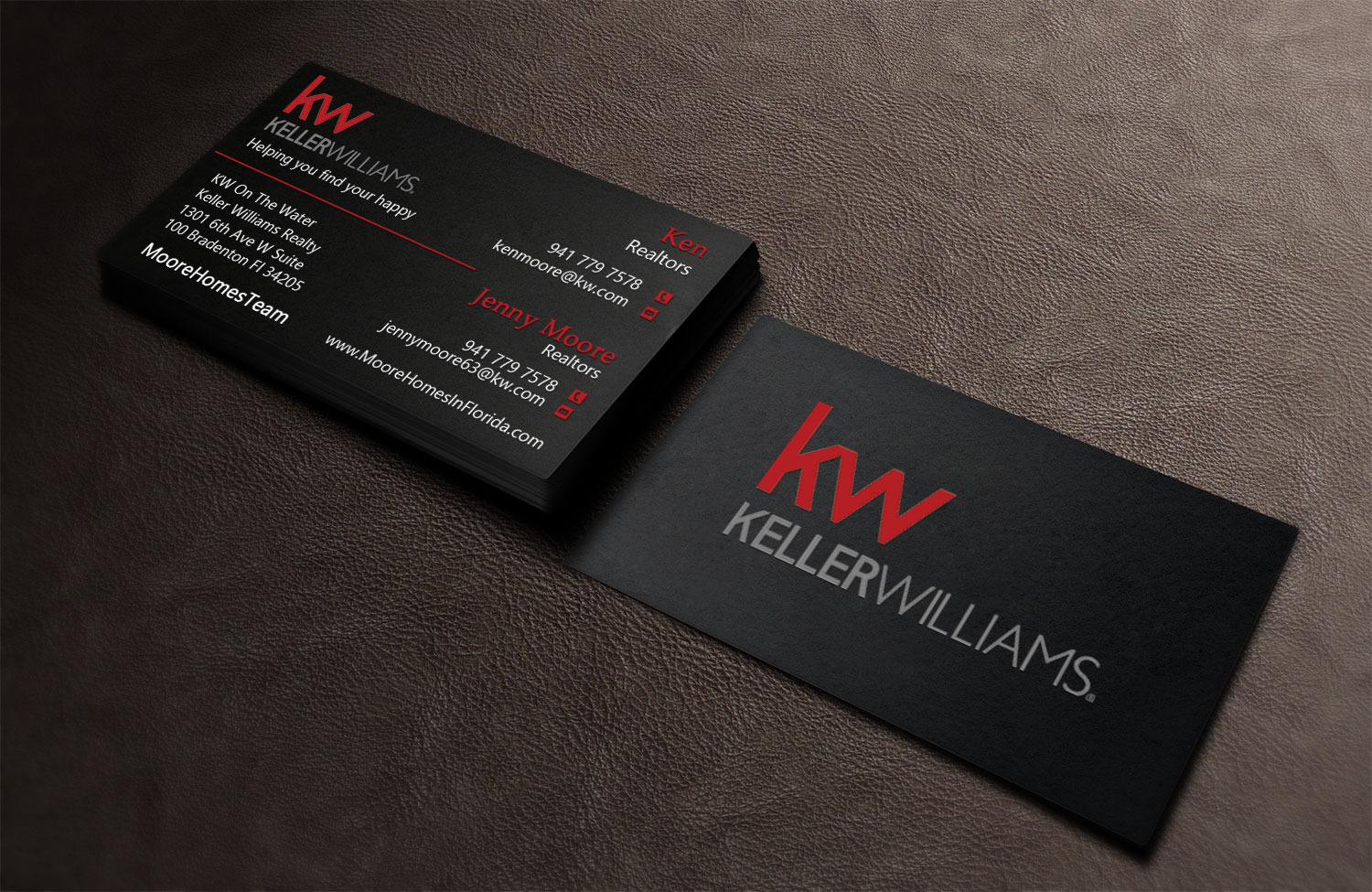 Diseño de Tarjeta de Presentación por Lanka Ama para MooreHomesTeam | Diseño #9698715