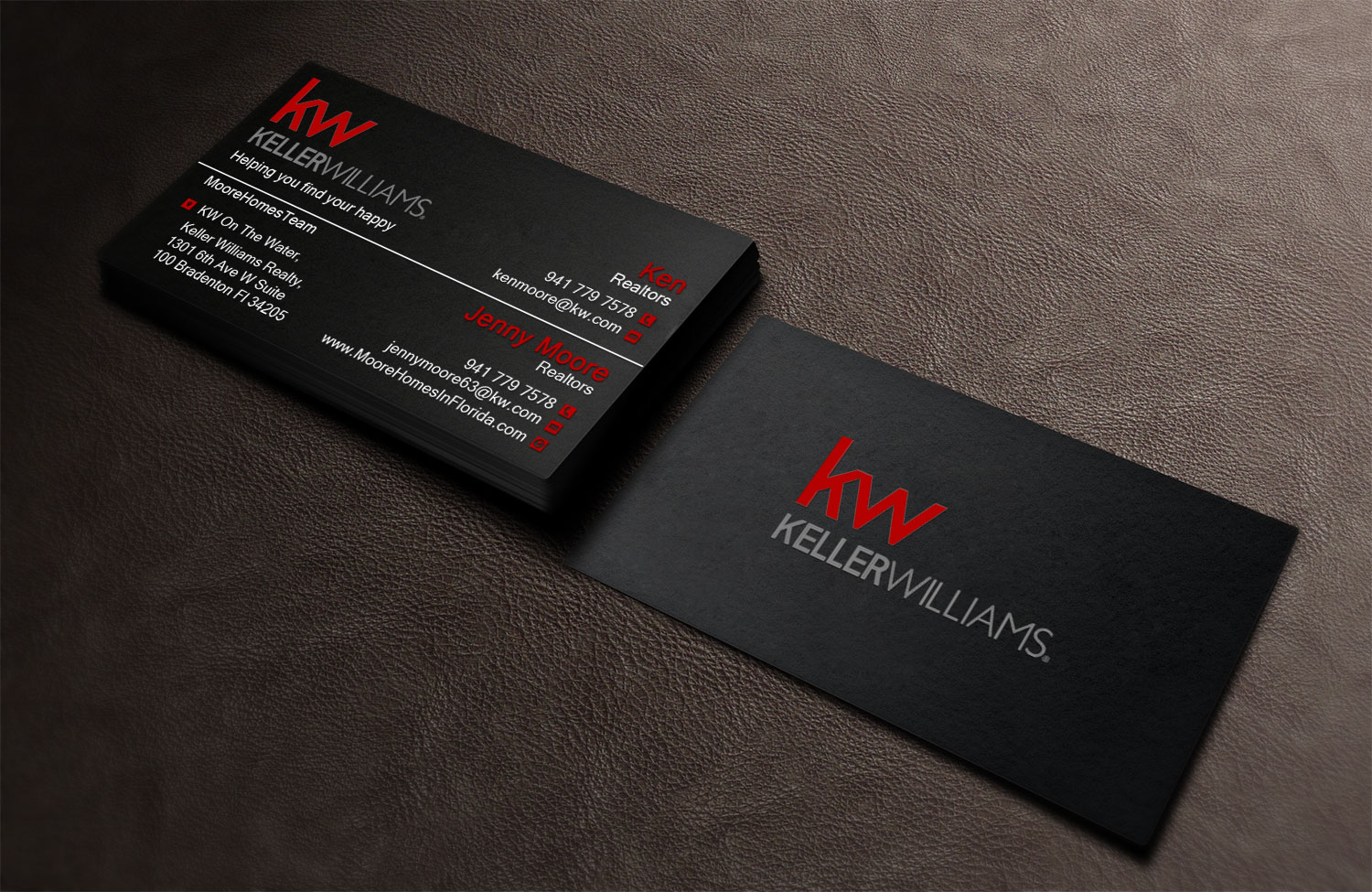 Diseño de Tarjeta de Presentación por Lanka Ama para MooreHomesTeam | Diseño #9698717