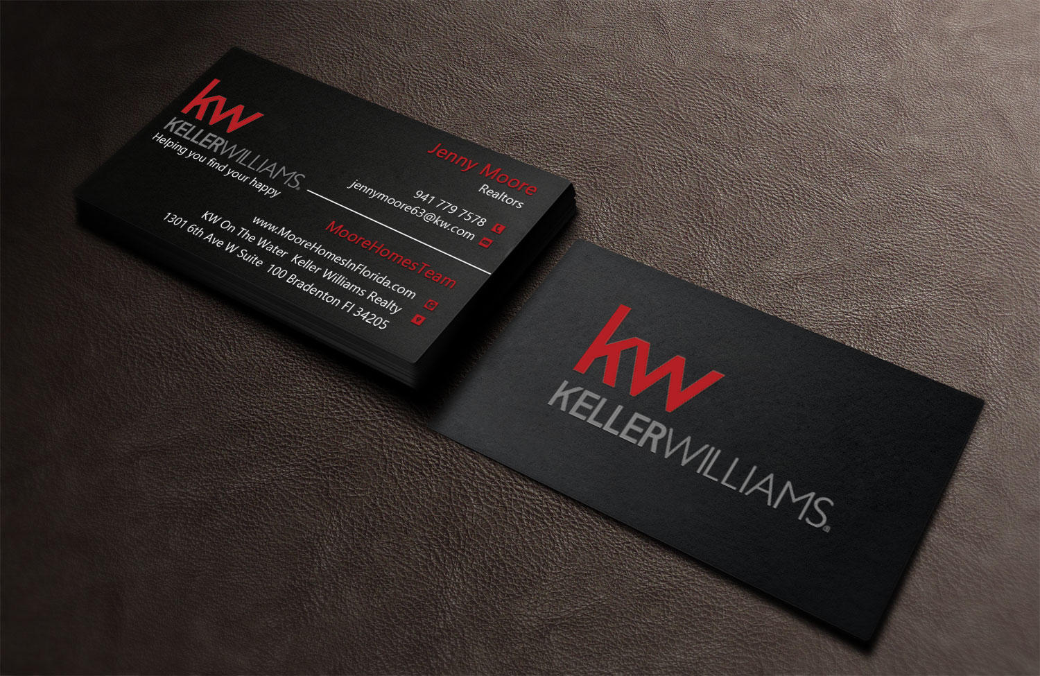 Diseño de Tarjeta de Presentación por Lanka Ama para MooreHomesTeam | Diseño #9698718