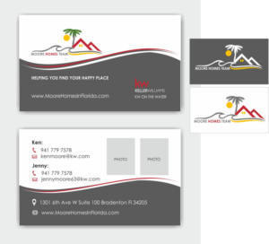Business Card Design by IneseRo for MooreHomesTeam | Design: #9702696