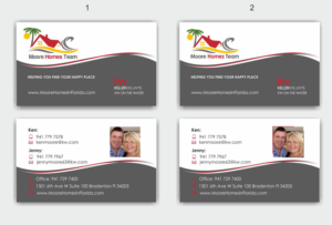 Business Card Design by IneseRo for MooreHomesTeam | Design: #9710841