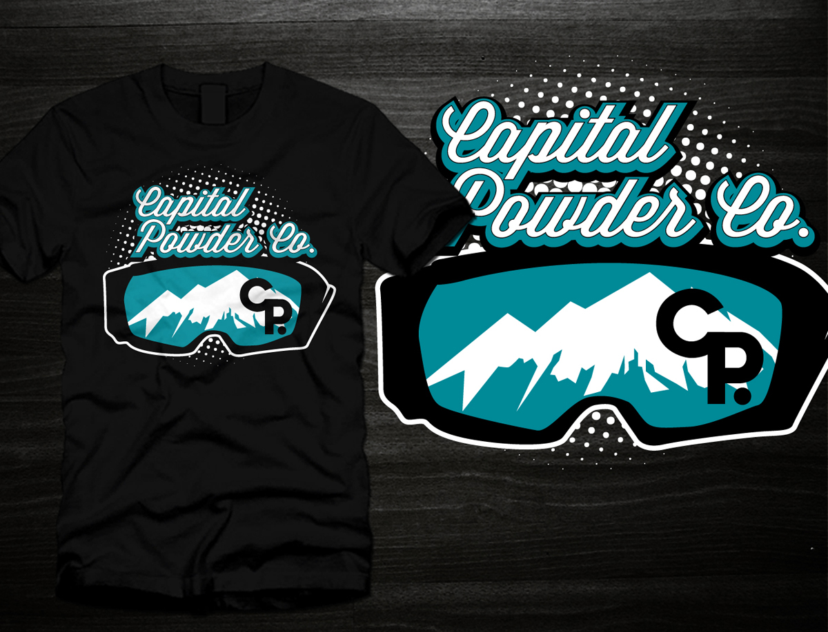 T-shirt Design by Ragewolf for Capital Powder Co. | Design #9775410