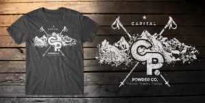 T-shirt Design by db1404 for Capital Powder Co. | Design: #9732924