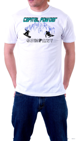 T-shirt Design by Mark Walton for Capital Powder Co. | Design: #9692598