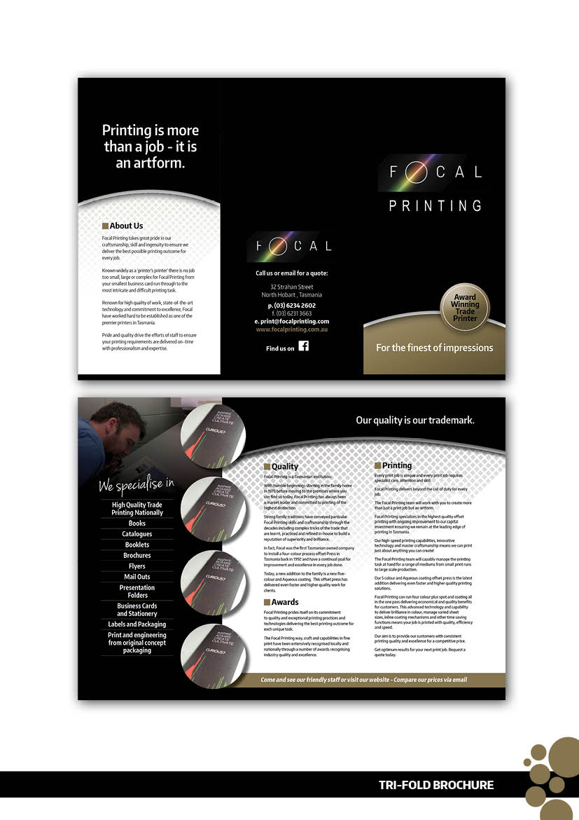 Flyer Design by Kelalo for Focal Printing Pty Ltd | Design #9764597