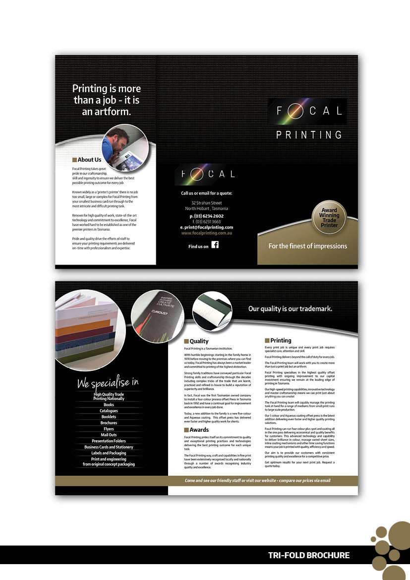 Flyer Design by Kelalo for Focal Printing Pty Ltd | Design #9764598