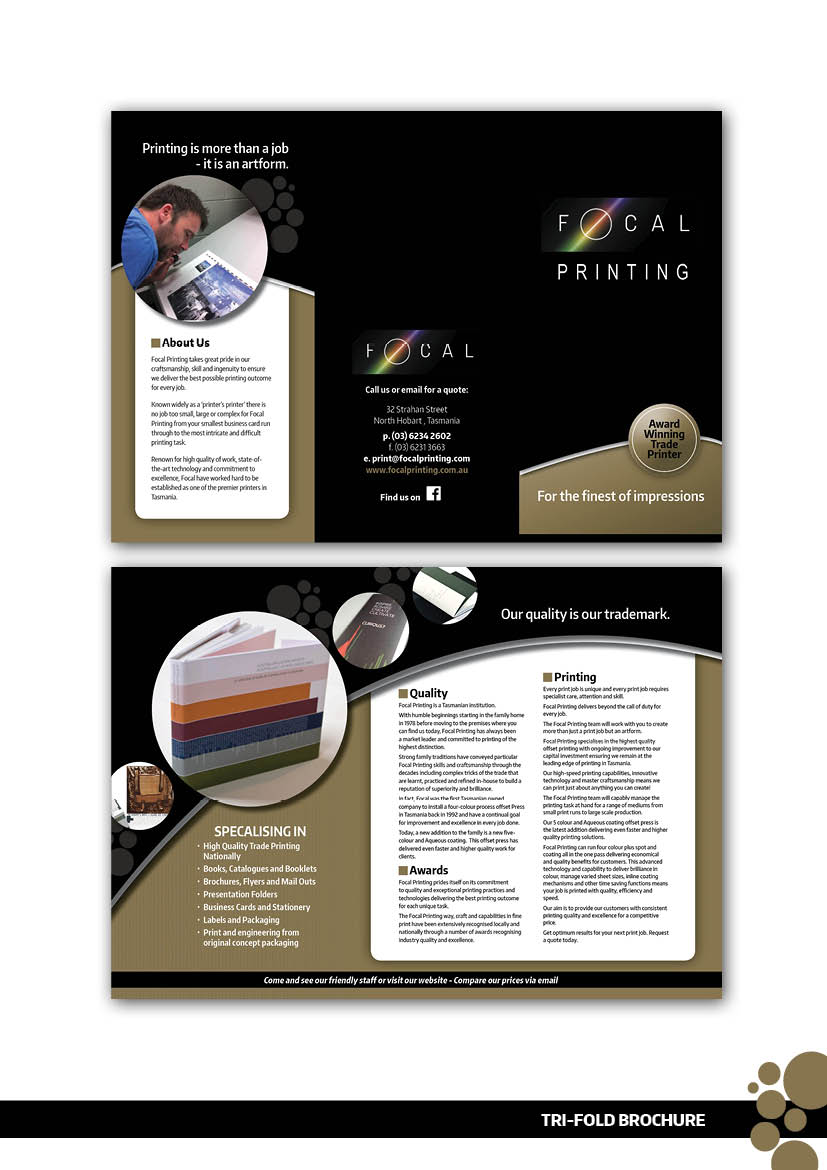Flyer Design by Kelalo for Focal Printing Pty Ltd | Design #9764601