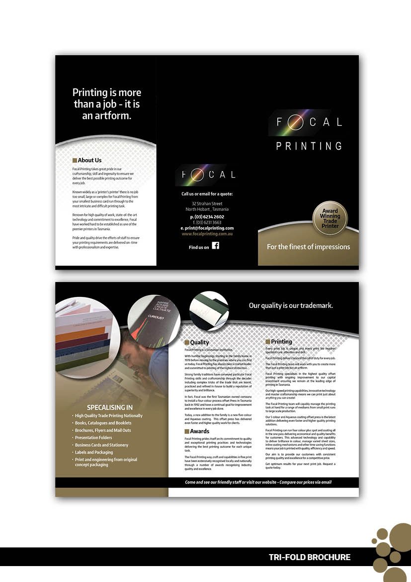 Flyer Design by Kelalo for Focal Printing Pty Ltd | Design #9764606