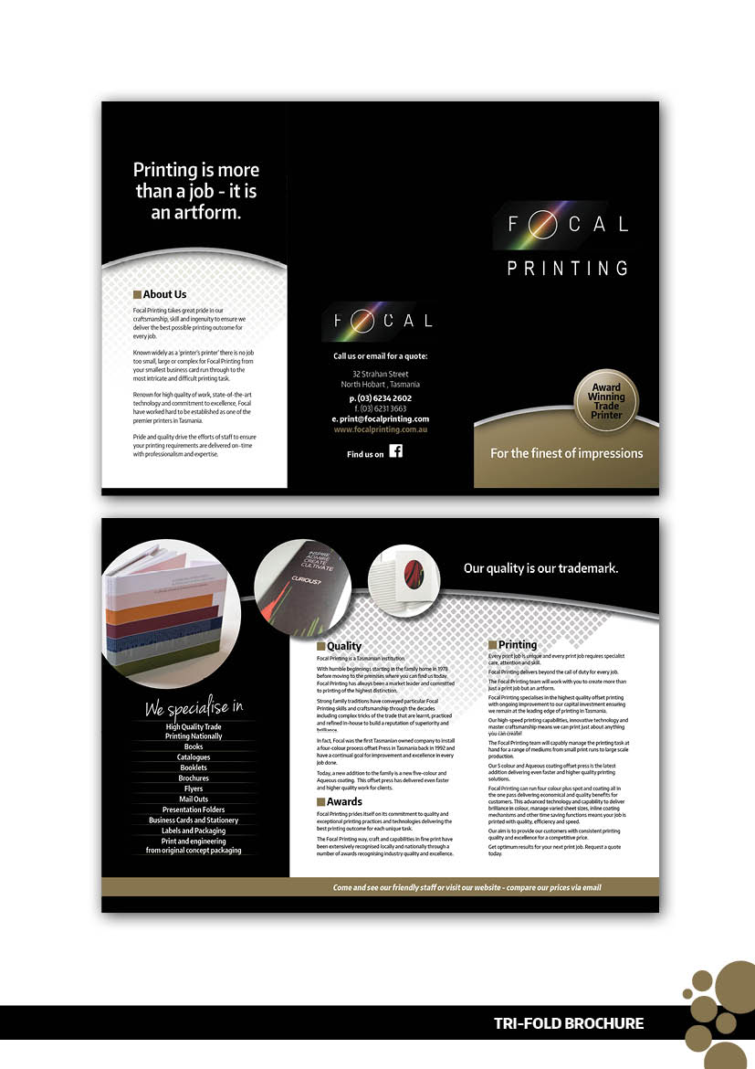 Flyer Design by Kelalo for Focal Printing Pty Ltd | Design #9764607