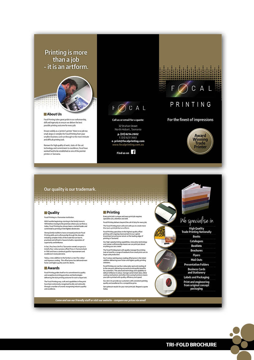 Flyer Design by Kelalo for Focal Printing Pty Ltd | Design #9777966