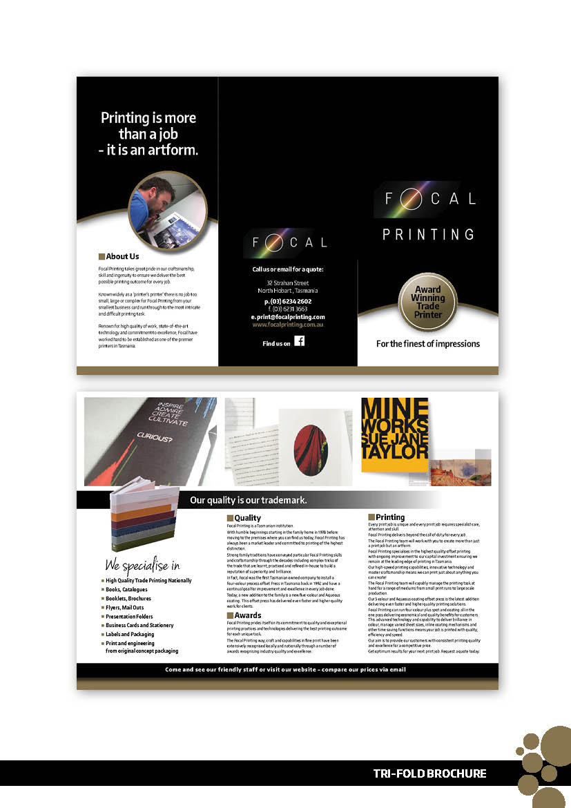 Flyer Design by Kelalo for Focal Printing Pty Ltd | Design #9808241