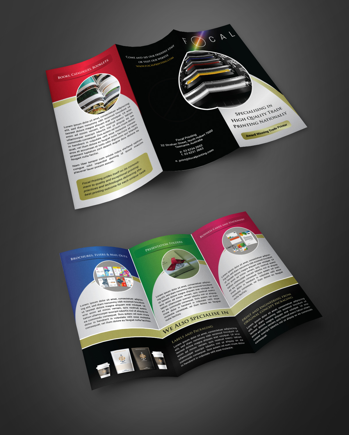 Flyer Design by pivotaldesign.biz for Focal Printing Pty Ltd | Design #9772070