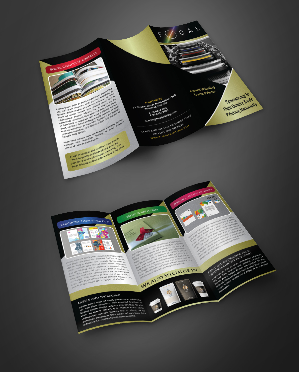 Flyer Design by pivotaldesign.biz for Focal Printing Pty Ltd | Design #9772082