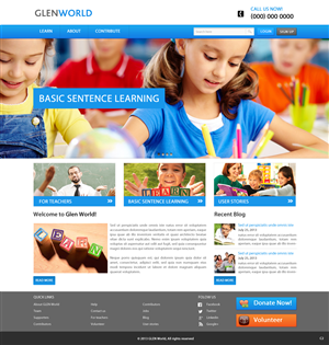 Web Design by pb for GLEN World | Design: #2128442