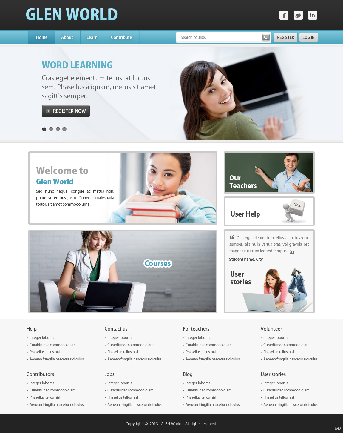Web Design by pb for GLEN World | Design #2150166