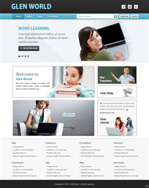 Web Design by pb for GLEN World | Design: #2150166
