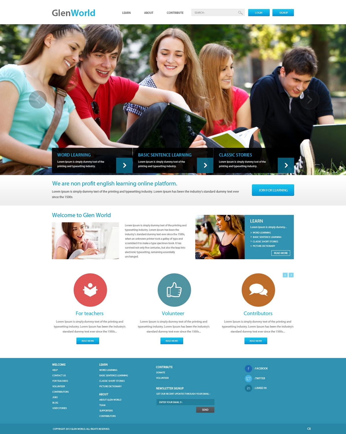 Diseño Web por pb para GLEN World | Diseño #2155679