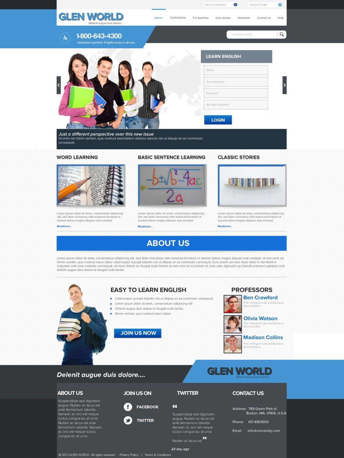 Web Design by TechWise for GLEN World | Design #2168406