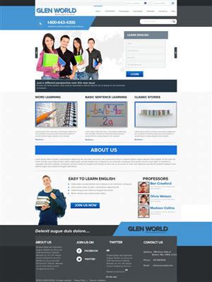Web Design by TechWise for GLEN World | Design: #2168406