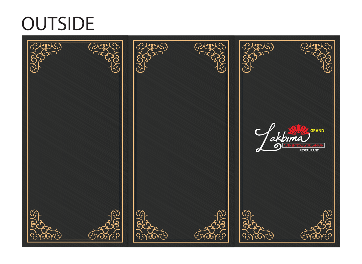 Menu Design by Graphicient for this project | Design #9825469