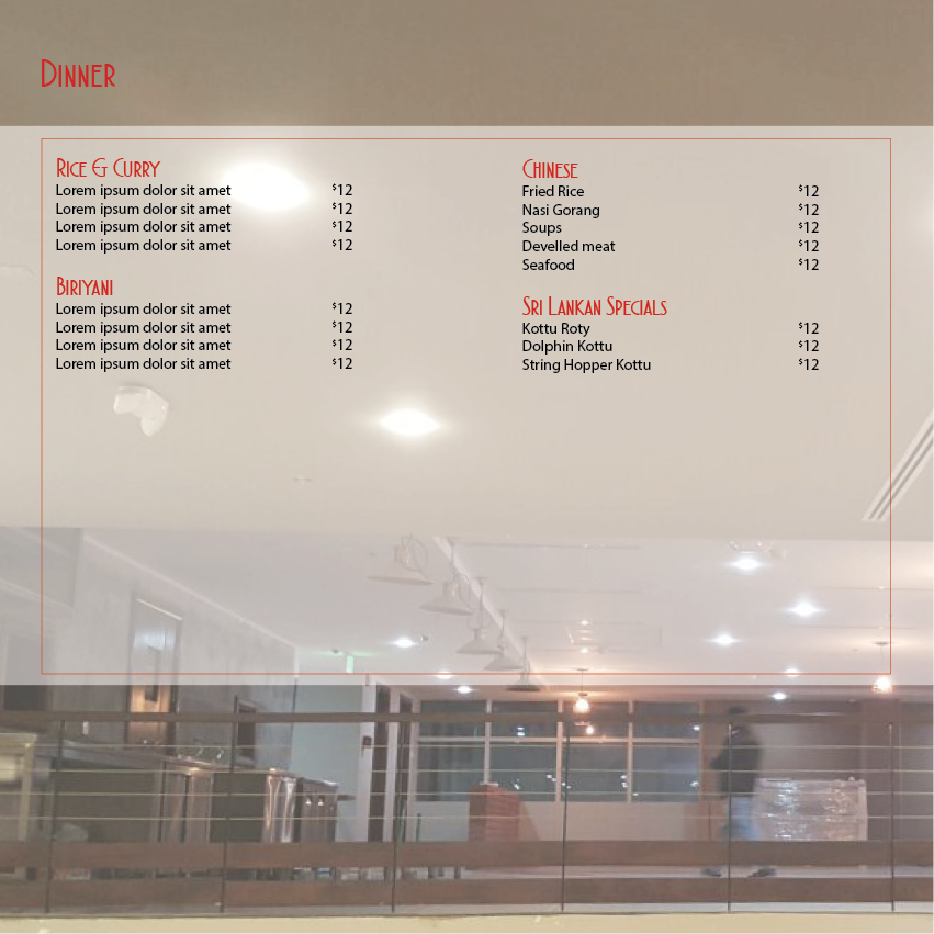 Menu Design by Ellen Exposurepdp for this project | Design #9758068