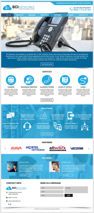Webpage Design_Telecommunications VOIP | Web Design par -Marc-