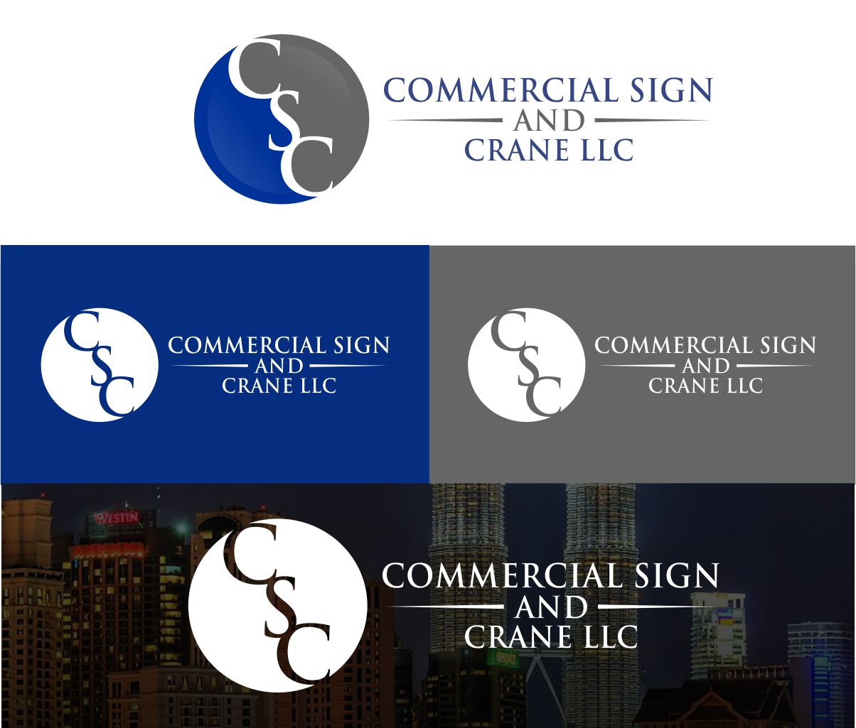 Diseño de Logo por FoxDesigns. para Commercial Sign and Crane, LLC | Diseño #9730873