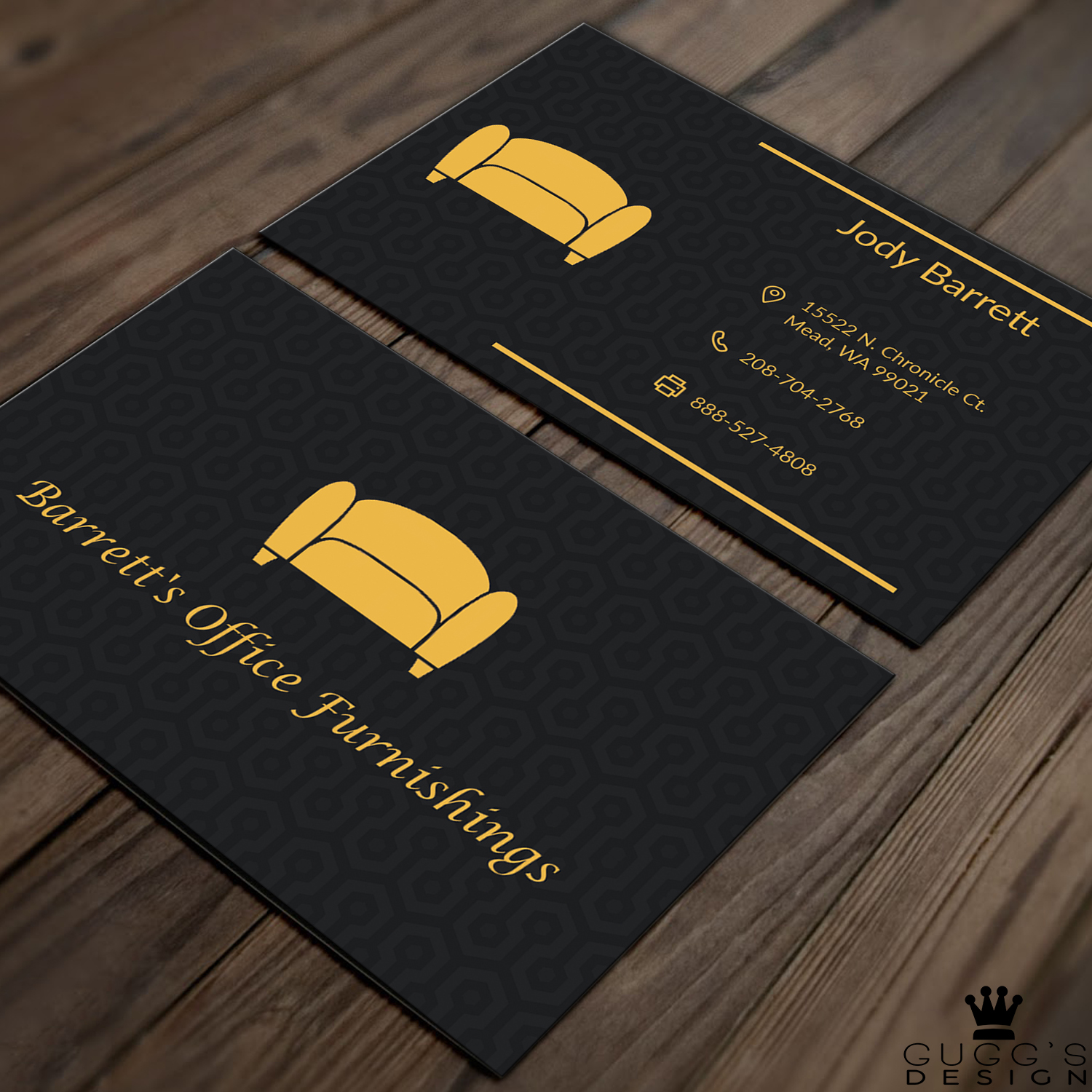 Logo Design by GUGGS DESIGN for Barrett's Office Furnishings | Design #9773694