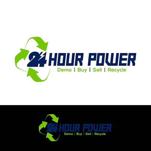 Logo Design by Lykos for 24 Hour Power | Design #9708966