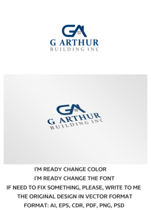 Design de Logo par artsterdam pour G Arthur Building Inc | Design : #9718041