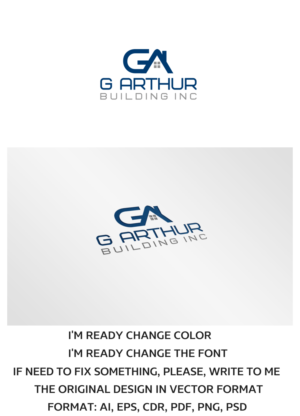 Logo Design by artsterdam for G Arthur Building Inc | Design: #9718059