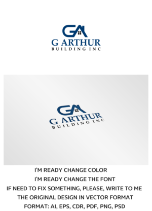 Design de Logo par artsterdam pour G Arthur Building Inc | Design : #9721677