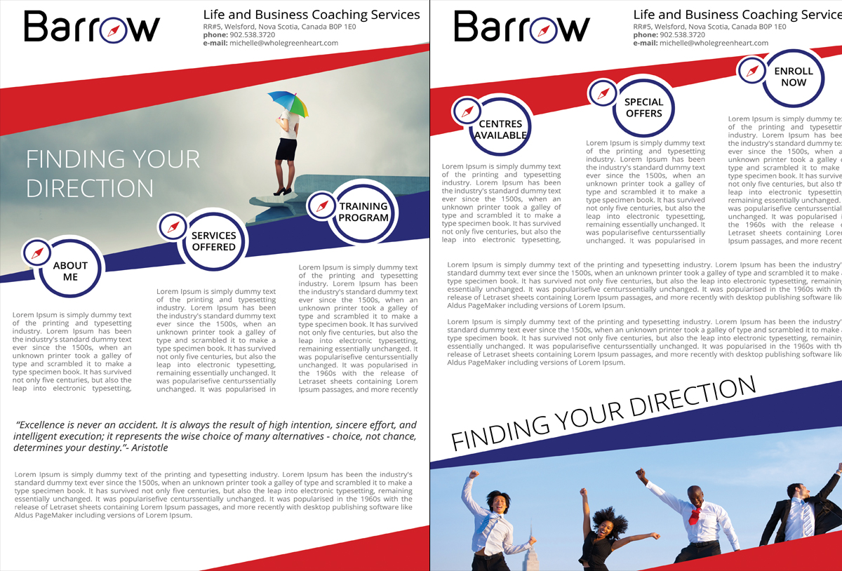 Flyer Design by roopaljain for Barrow Consulting | Design #9771147