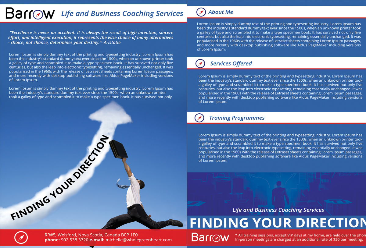 Flyer Design by roopaljain for Barrow Consulting | Design #9771148