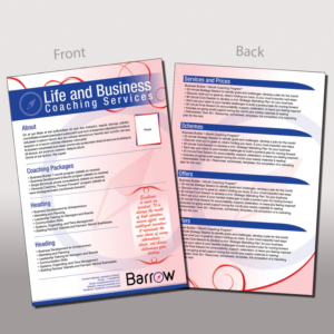 Design de Flyer par Awash pour Barrow Consulting | Design : #9803792