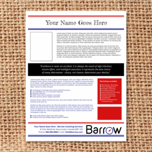 Flyer Design by barinix for Barrow Consulting | Design #9751859