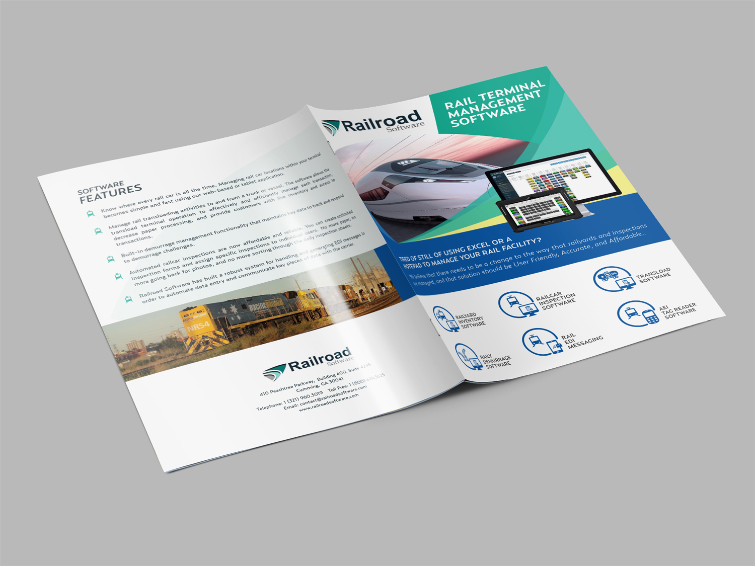 Flyer-Design von Raj für Railroad Software | Design #9730473