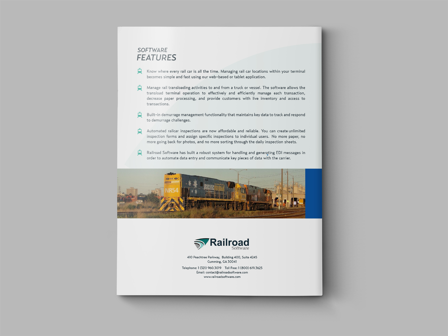 Flyer Design by Raj for Railroad Software | Design #9730475