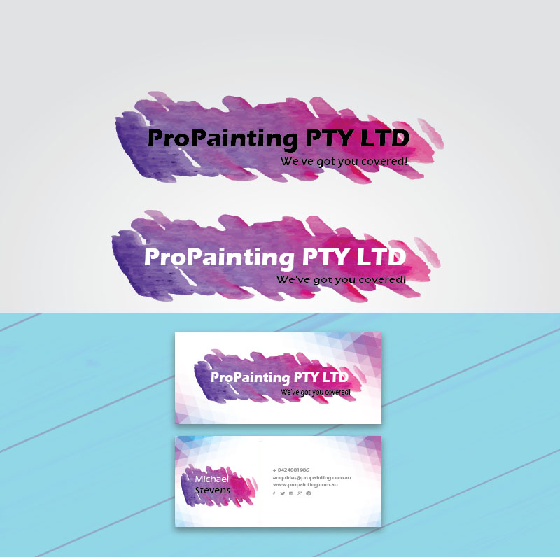 Logo Design by ObabsDESIGN Studio for PROPainting PTY LTD | Design #9844369