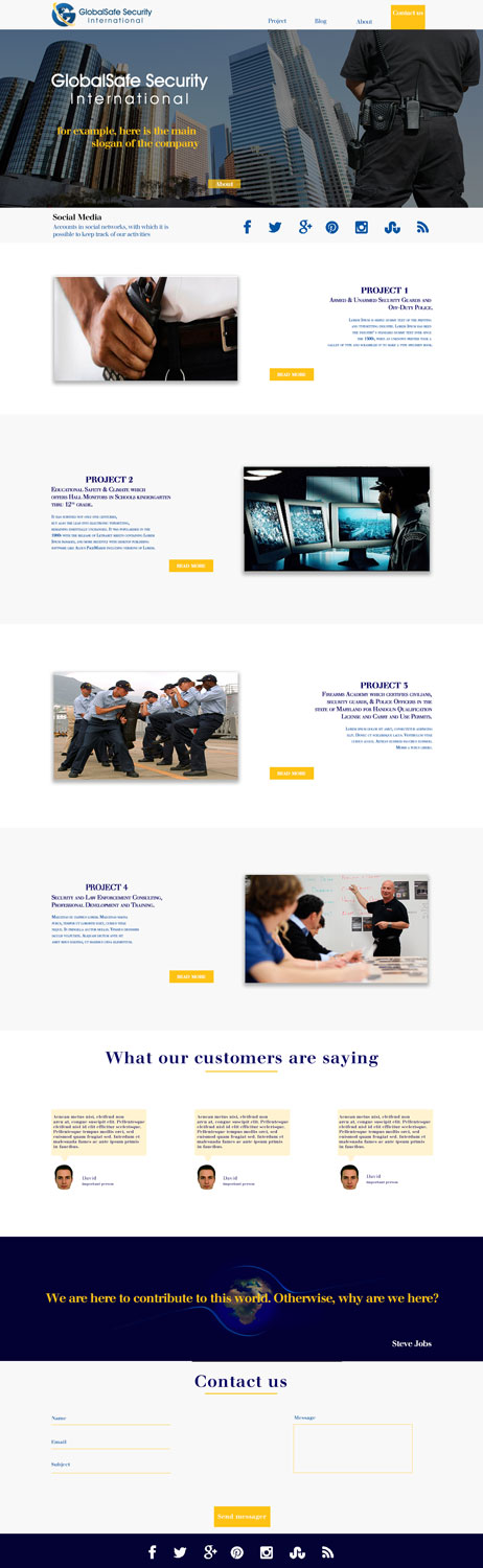 Web Design by a.g.izotova for Global Tech | Design #9756374