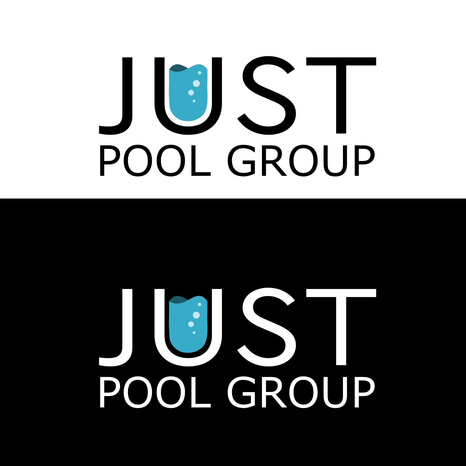Logo Design by Sintegra for JUST pool group | Design #9752202