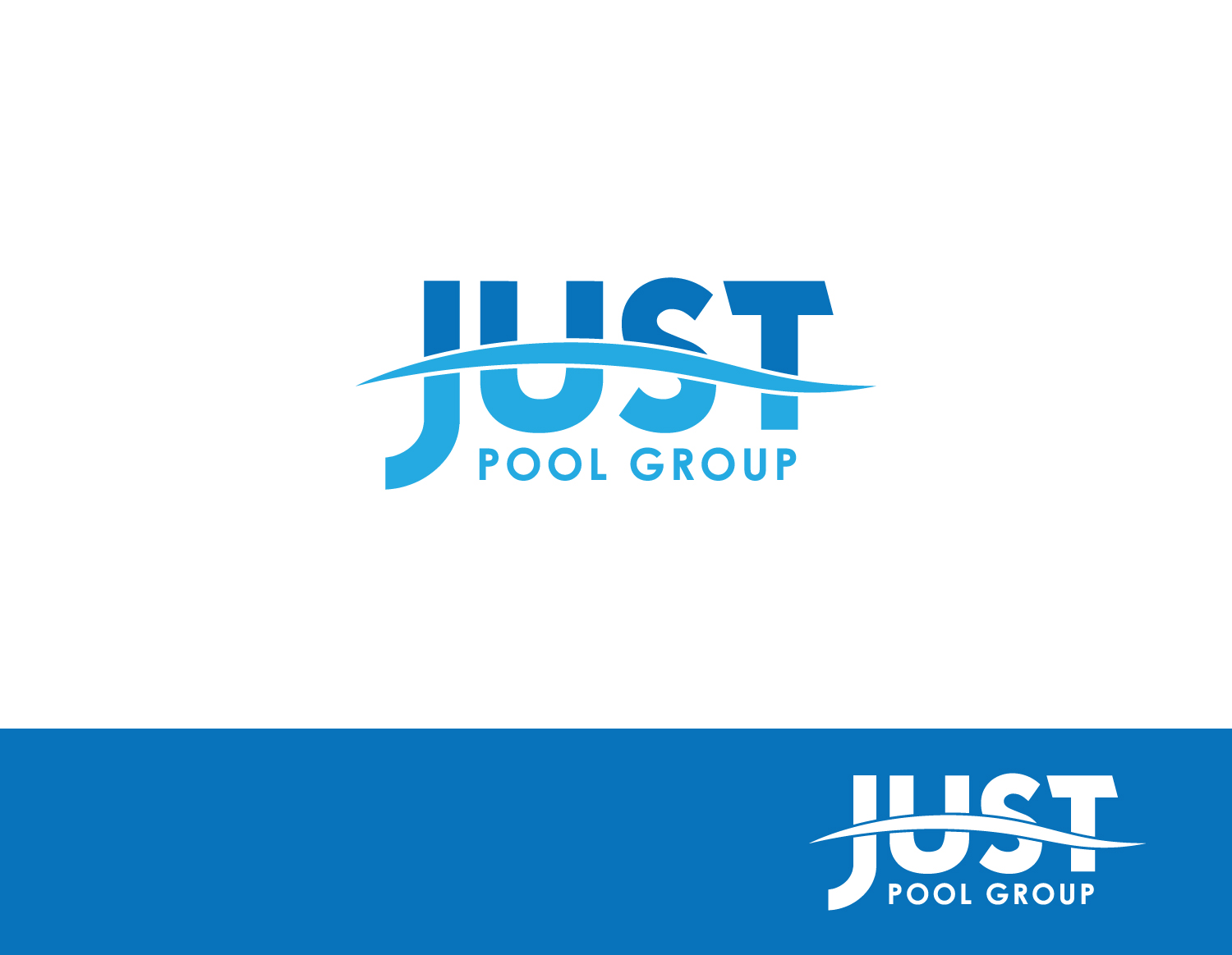 Logo Design by Grapismo Brand Studio for JUST pool group | Design #9838548