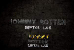 Johnny rotten metal lab or Johnny rotten's metal lab  | Logo Design by jtcreativity2213